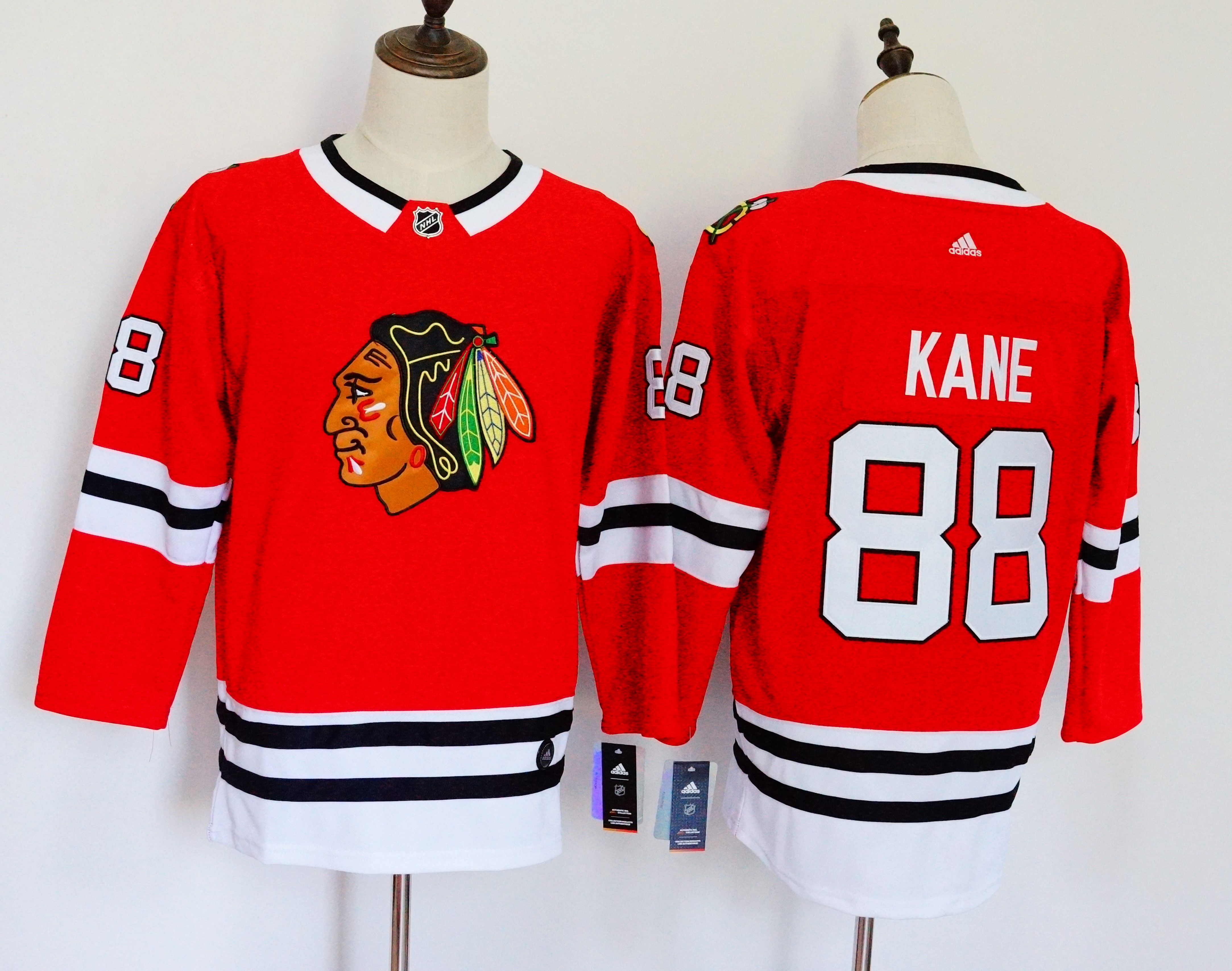 Women Chicago Blackhawks #88 Kane Red Hockey Stitched Adidas NHL Jerseys->chicago blackhawks->NHL Jersey